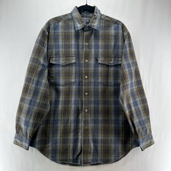 Polo Ralph Lauren Other - Polo Jeans Co. Ralph Lauren Shirt Men M Button Up Long Sleeve Flannel Plaid Blue